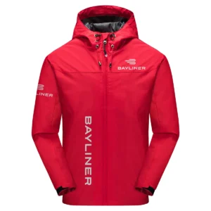 Bayliner Exclusive Logo Windbreaker Jacket QTFS190525A3BYL - Red