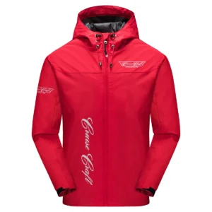 CruiseCraft Exclusive Logo Windbreaker Jacket QTFS190525A3CCB - Red