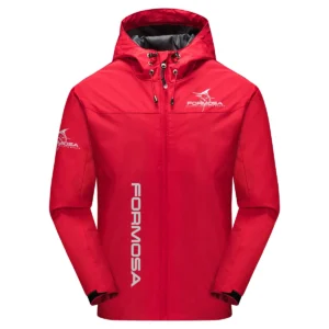 Formosa Marine Exclusive Logo Windbreaker Jacket QTFS190525A3FOM - Red
