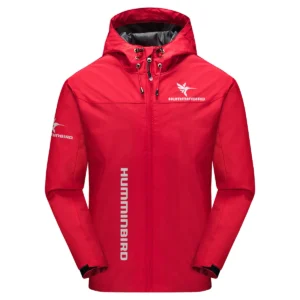 Humminbird Exclusive Logo Windbreaker Jacket QTFS190525A3HUM - Red