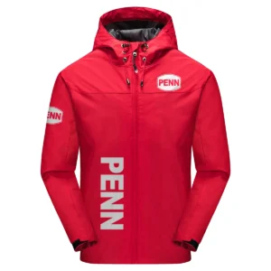 Penn Fishing Exclusive Logo Windbreaker Jacket QTFS190525A3PES - Red