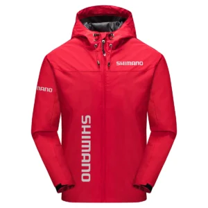 Shimano Exclusive Logo Windbreaker Jacket QTFS190525A3SHI - Red