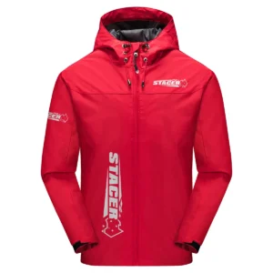 Stacer Exclusive Logo Windbreaker Jacket QTFS190525A3STC - Red