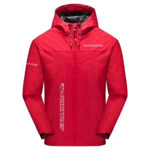 whittley boats Exclusive Logo Windbreaker Jacket QTFS190525A3WHB - Red