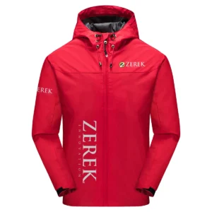Zerek Innovation Exclusive Logo Windbreaker Jacket QTFS190525A3ZI - Red