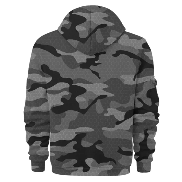X-Trail Exclusive Logo Fashion Hoodie Half Zip BLC11625A1XTL - Gray - Image 2