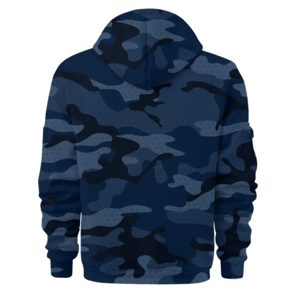 X-Trail Exclusive Logo Fashion Hoodie Half Zip BLC11625A1XTL - Navy - Image 2
