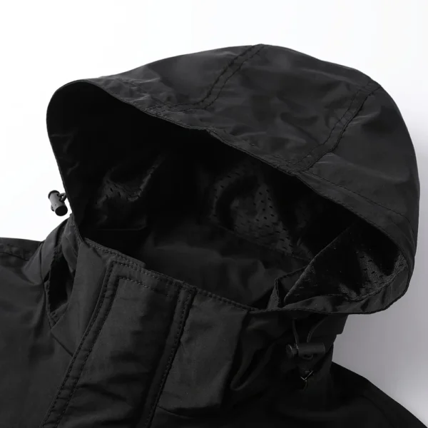 Bar Crusher Exclusive Logo Multi Pocket Jacket Fishing QTFS260525A1BCR - Black - Image 4