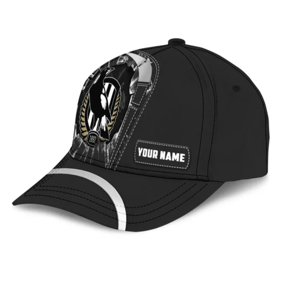 Collingwood Magpies Australian Football League Exclusive Logo Caps All Over Prints HOAFL220525CAP01COLL - Image 2