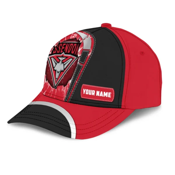 Essendon Bombers Australian Football League Exclusive Logo Caps All Over Prints HOAFL220525CAP01ESS - Image 2