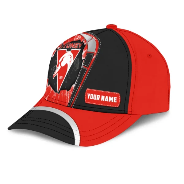 Sydney Swans Australian Football League Exclusive Logo Caps All Over Prints HOAFL220525CAP01SYD - Image 4