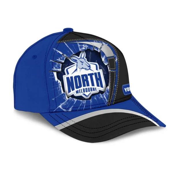 North Melbourne Kangaroos Australian Football League Exclusive Logo Caps All Over Prints HOAFL220525CAP01NMFC - Image 3
