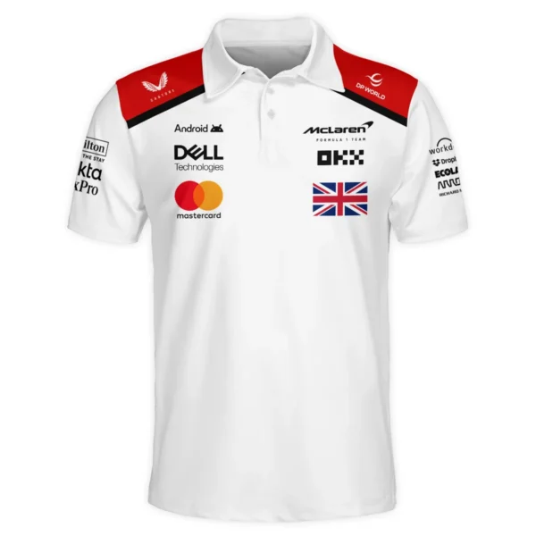 2025 James Hunt McLaren F1 Polo Shirt For Fans BL2725A1PL - Image 2