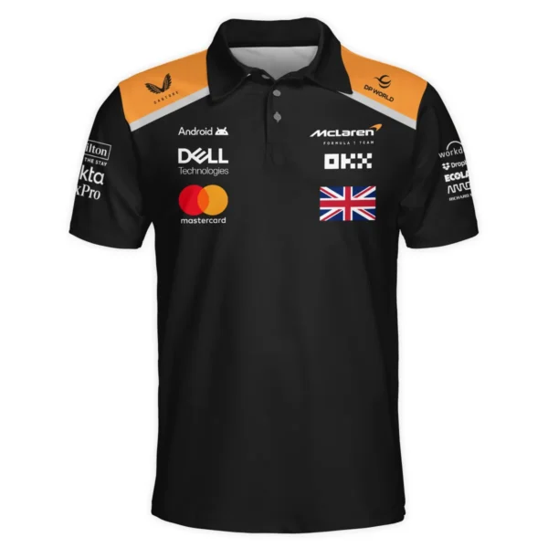2025 James Hunt McLaren F1 Polo Shirt For Fans BL2725A2PL - Image 2
