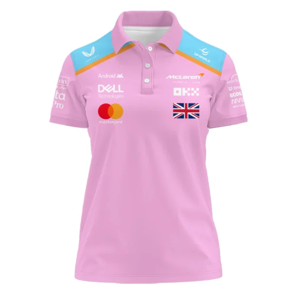 Lando Norris McLaren F1 Exclusive Unisex Polo Shirt BLF120625A2PL - Image 2