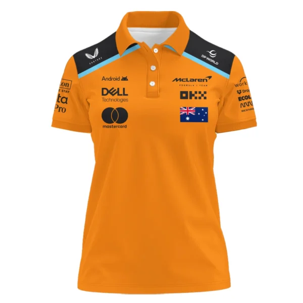 Oscar Piastri McLaren F1 Exclusive Unisex Polo Shirt BLF120625A3PL - Image 2