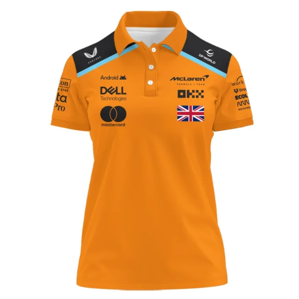 Lando Norris McLaren F1 Exclusive Unisex Polo Shirt BLF120625A4PL - Image 2