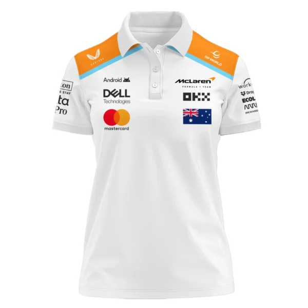 Oscar Piastri McLaren F1 Exclusive Unisex Polo Shirt BLF120625A5PL - Image 2