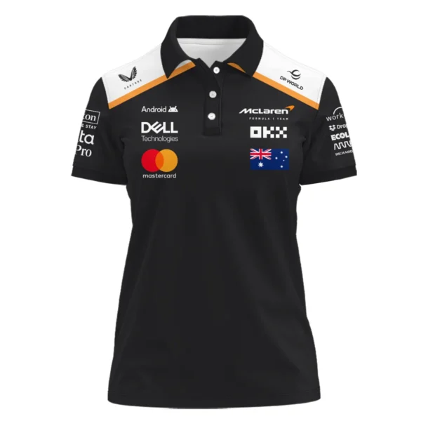 Oscar Piastri McLaren F1 Exclusive Unisex Polo Shirt BLF120625A7PL - Image 2