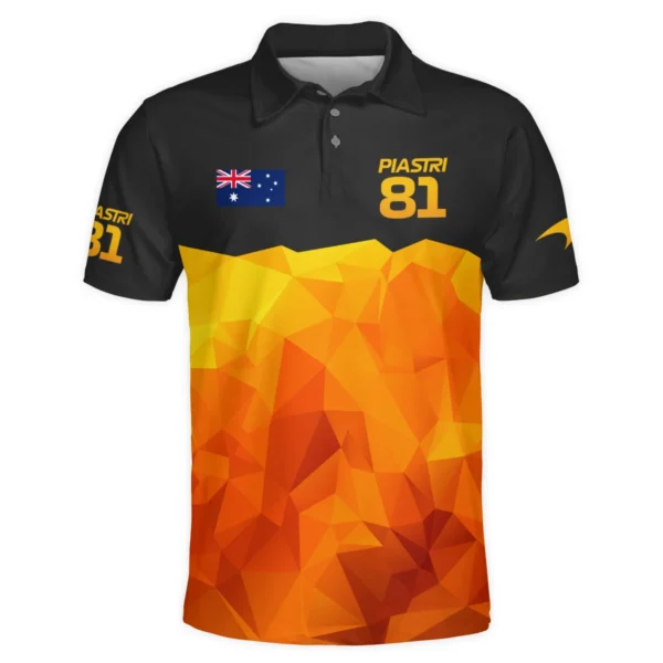 Oscar Piastri McLaren F1 Limited Edition Polo Shirt BLOP13725A1PL - Image 2
