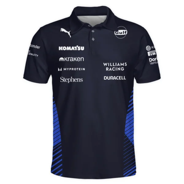 2025 Williams F1 Team Suit Polo Shirt BLVA080725A01WILPL - Image 2