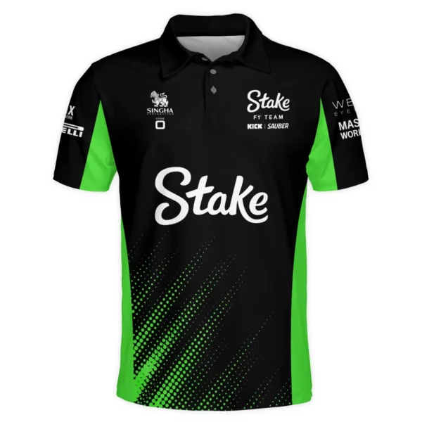 2025 Kick Sauber F1 Team Suit Polo Shirt BLVA100725A01KSPL - Image 2