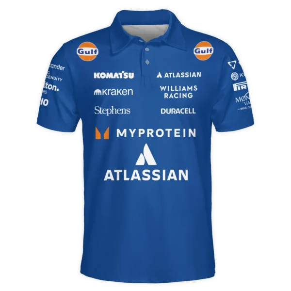 2025 Williams F1 Race Suit Polo Shirt BLVA100725A04WILPL - Image 2