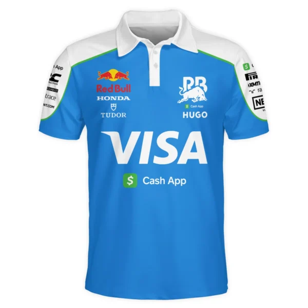 2025 Racing Bulls F1 Race Suit Polo Shirt BLVA110725A04RCBPL - Image 2