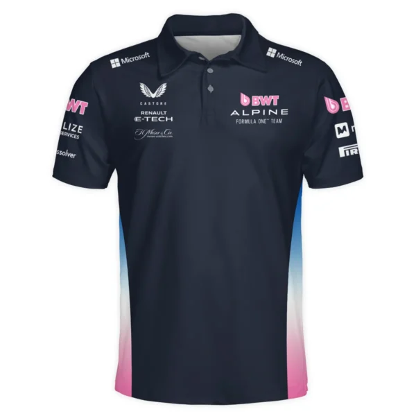 2025 Alpine F1 Team Suit Polo Shirt BLVA150725A01ALPPL - Image 2