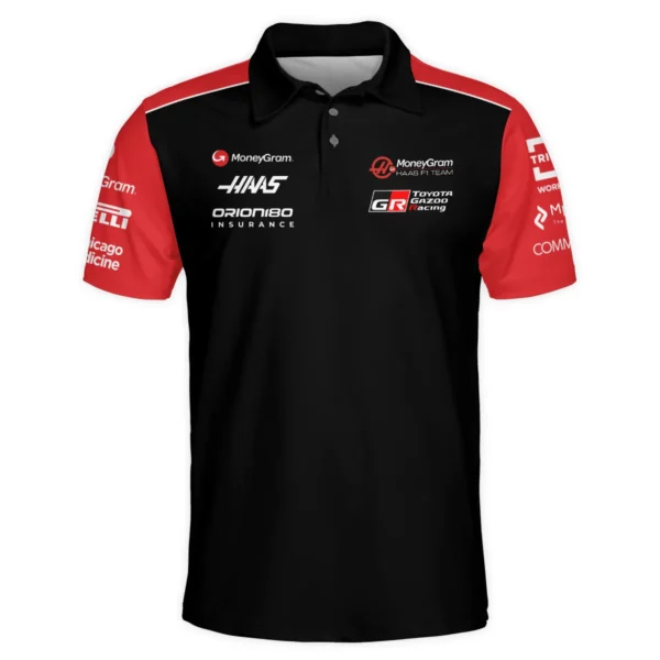 2025 Haas F1 Team Suit Polo Shirt BLVA150725A01HAASPL - Image 2