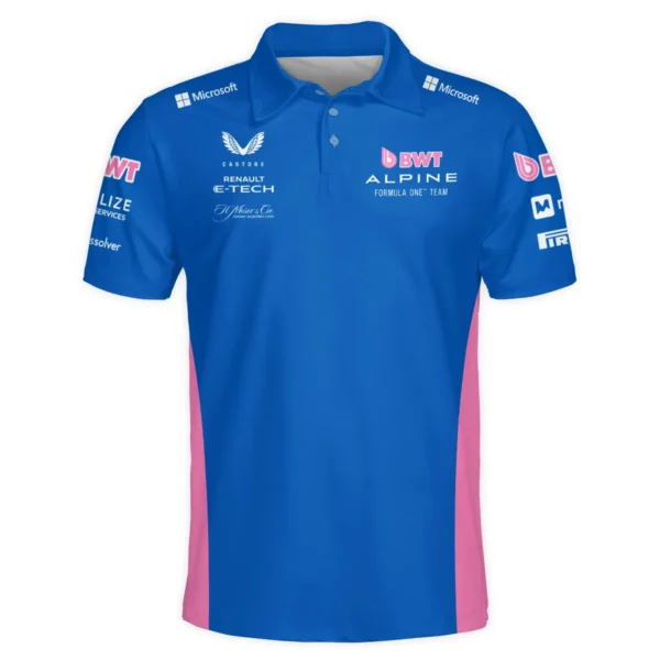 2025 Alpine F1 Race Suit Polo Shirt BLVA150725A03ALPPL - Image 2