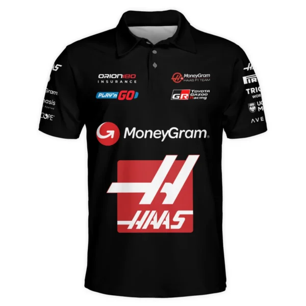 2025 Haas F1 Race Suit Polo Shirt BLVA150725A03HAASPL - Image 2