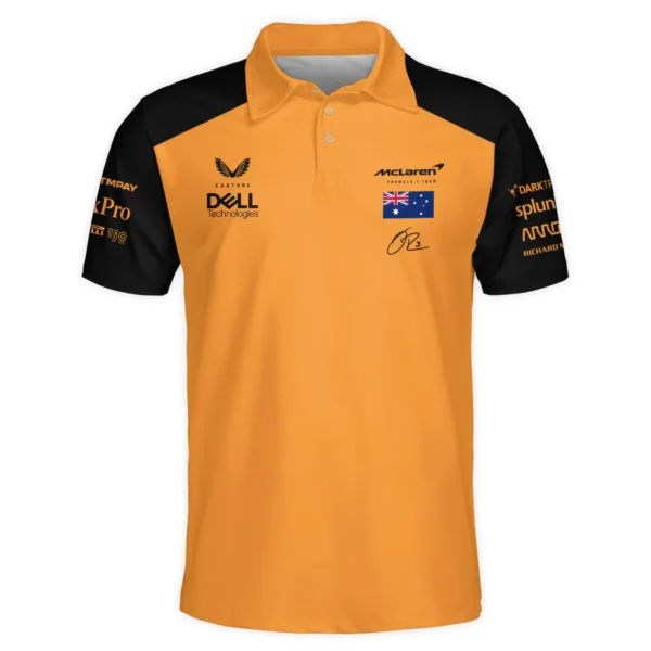 2022 Daniel Ricciardo McLaren F1 Team Suit Polo Shirt BLVA180725A08PL - Image 2