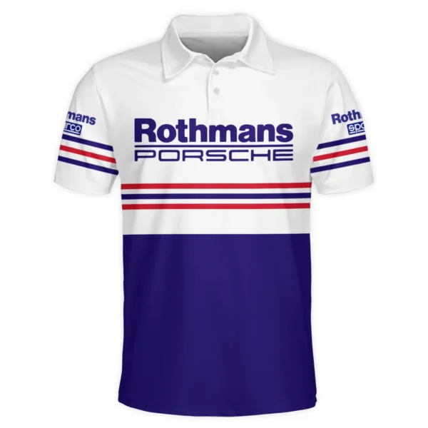 1984 Jack Brabham Rothmans Porsche 962 Polo Shirt BLVAJB080725A03PL - Image 2