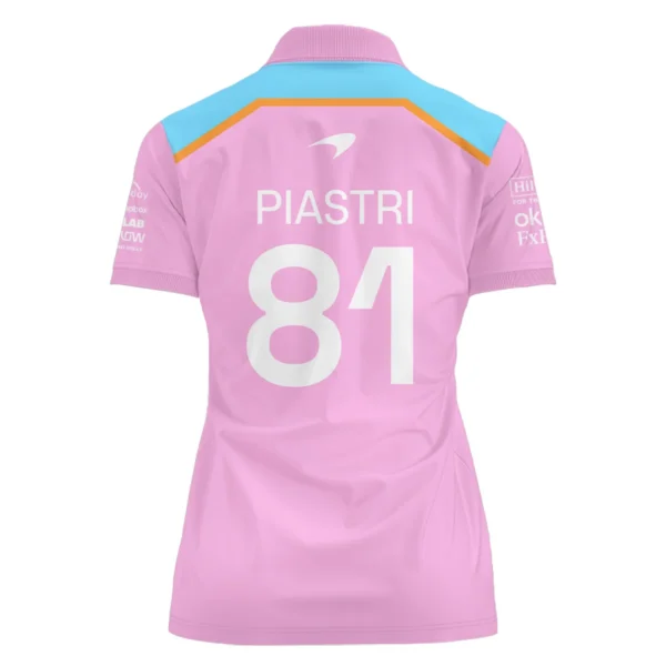 Oscar Piastri McLaren F1 Exclusive Unisex Polo Shirt BLF120625A1PL - Image 3