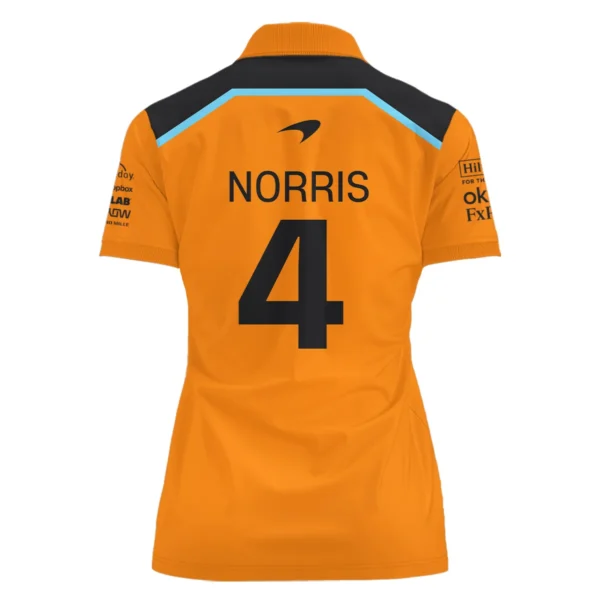 Lando Norris McLaren F1 Exclusive Unisex Polo Shirt BLF120625A4PL - Image 3