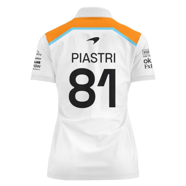 Oscar Piastri McLaren F1 Exclusive Unisex Polo Shirt BLF120625A5PL - Image 3