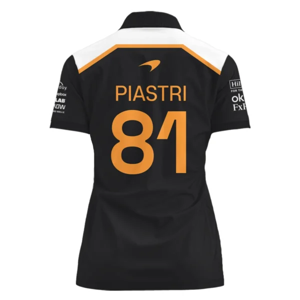 Oscar Piastri McLaren F1 Exclusive Unisex Polo Shirt BLF120625A7PL - Image 3