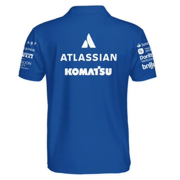 2025 Williams F1 Race Suit Polo Shirt BLVA100725A04WILPL - Image 3