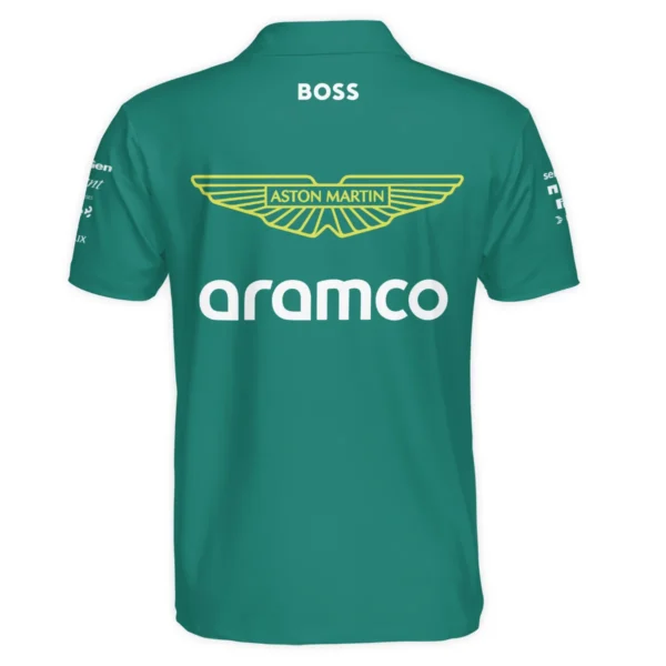 2025 Aston Martin F1 Team Suit Polo Shirt BLVA120725A01AMPL - Image 3