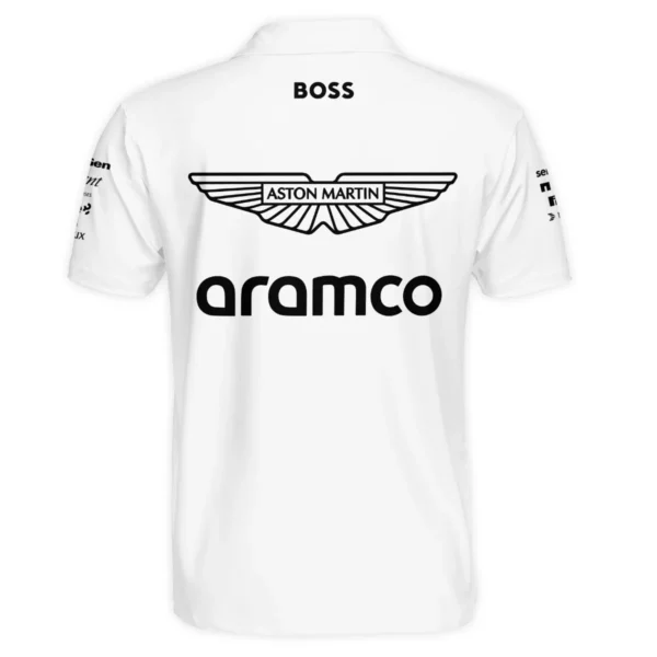 2025 Aston Martin F1 Race Suit Polo Shirt BLVA120725A03AMPL - Image 3