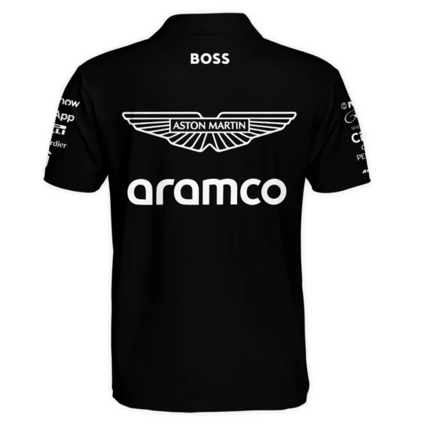 2025 Aston Martin F1 Team Suit Polo Shirt BLVA120725A05AMPL - Image 3