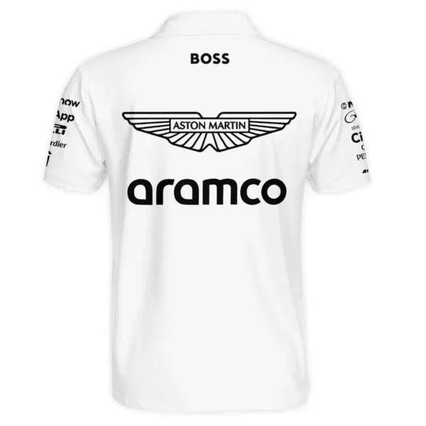 2025 Aston Martin F1 Team Suit Polo Shirt BLVA120725A06AMPL - Image 3