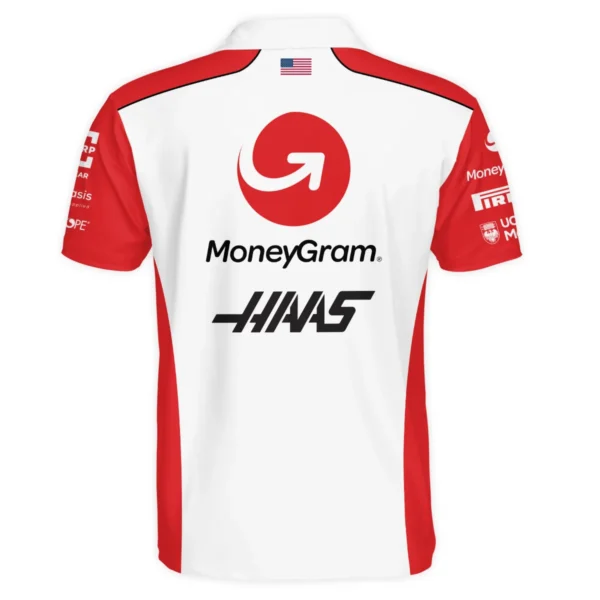 2025 Haas F1 Team Suit Polo Shirt BLVA150725A02HAASPL - Image 3
