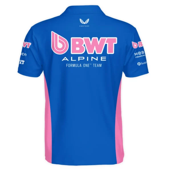 2025 Alpine F1 Race Suit Polo Shirt BLVA150725A03ALPPL - Image 3