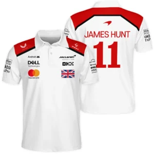 2025 James Hunt McLaren F1 Polo Shirt For Fans BL2725A1PL