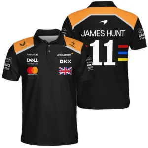 2025 James Hunt McLaren F1 Polo Shirt For Fans BL2725A2PL