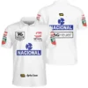 1985 Ayrton Senna John Player Special Lotus F1 Racing Team Polo Shirt BL3725A3PL