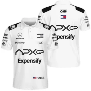2025 F1 The Movie White Version For Racing Fan Exclusive Polo Shirt BLF116625A1PL