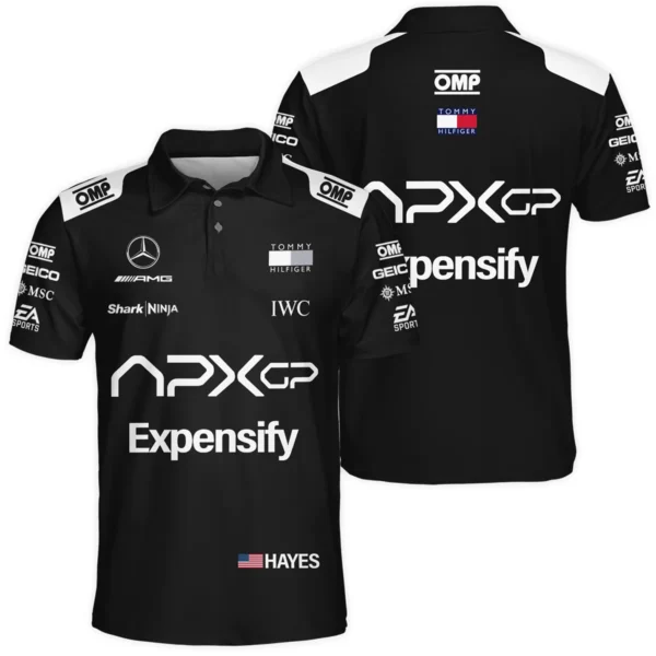 2025 F1 The Movie Black Version For Racing Fan Exclusive Polo Shirt BLF116625A2PL
